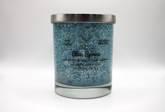 Blue Spruce Wooden Wick Glamour Jars