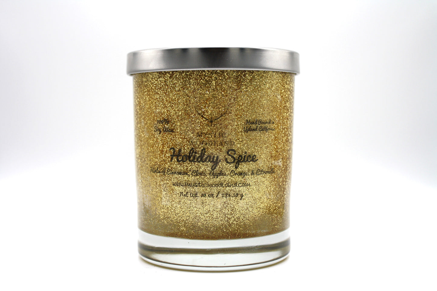 Holiday Spice Wooden Wick Glamour Jars