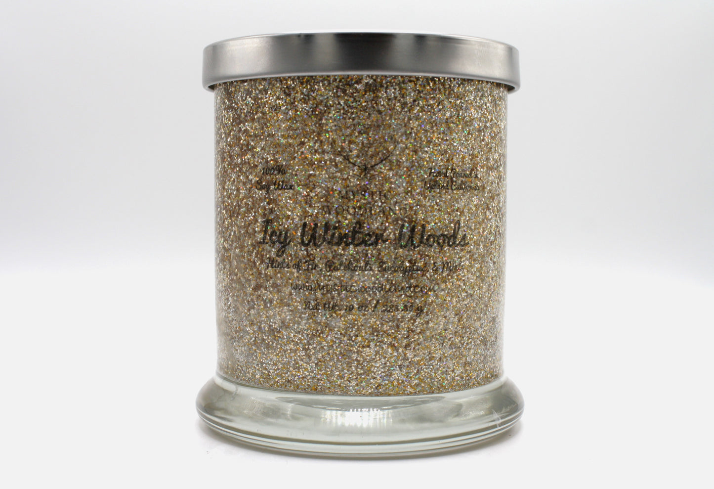 Icy Winter Woods Cotton Wick Glamour Jars